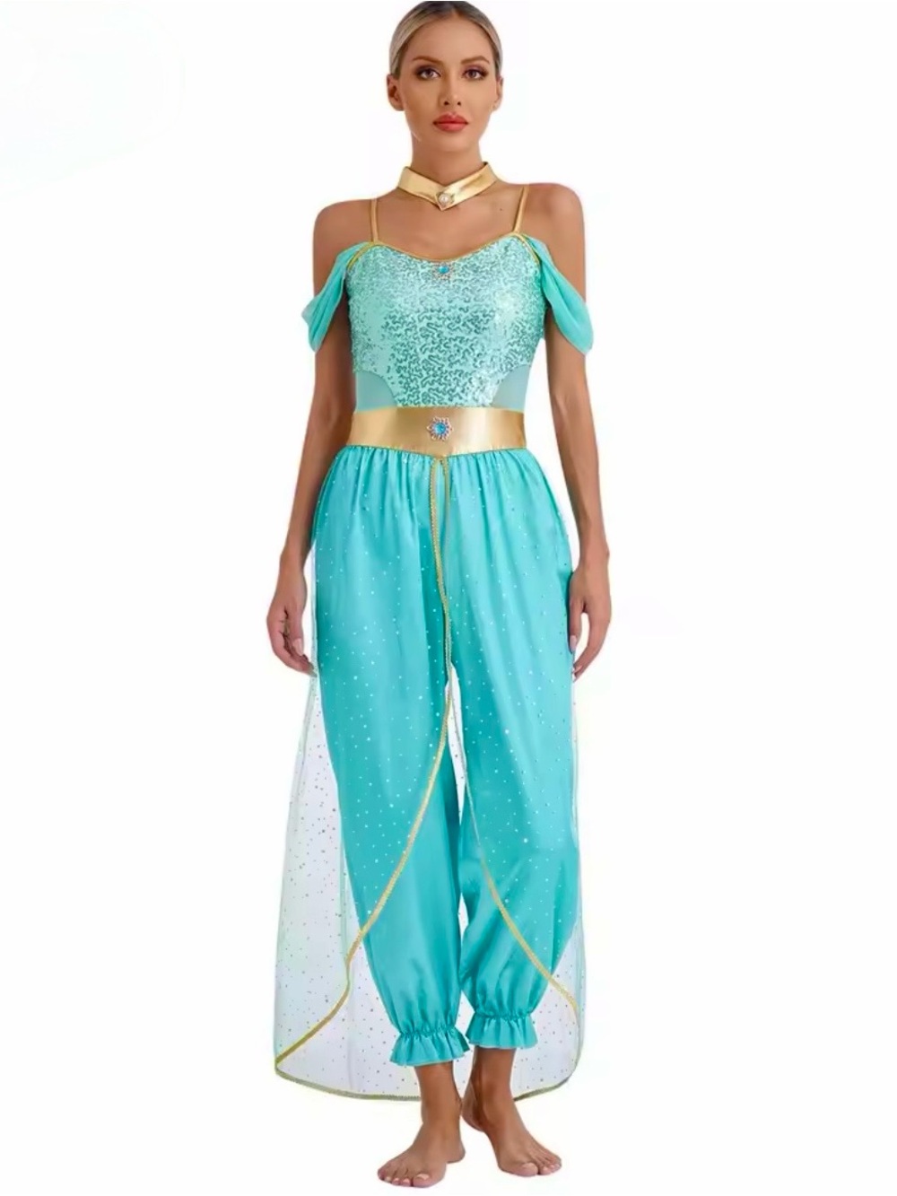Women’s Jasmine Princess Costume Size M